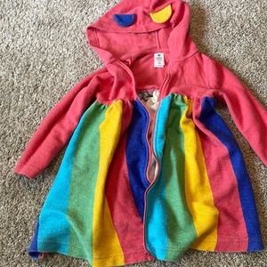 Tucker + Tate long sleeved swim suit cover up with attached hood. Worn once.